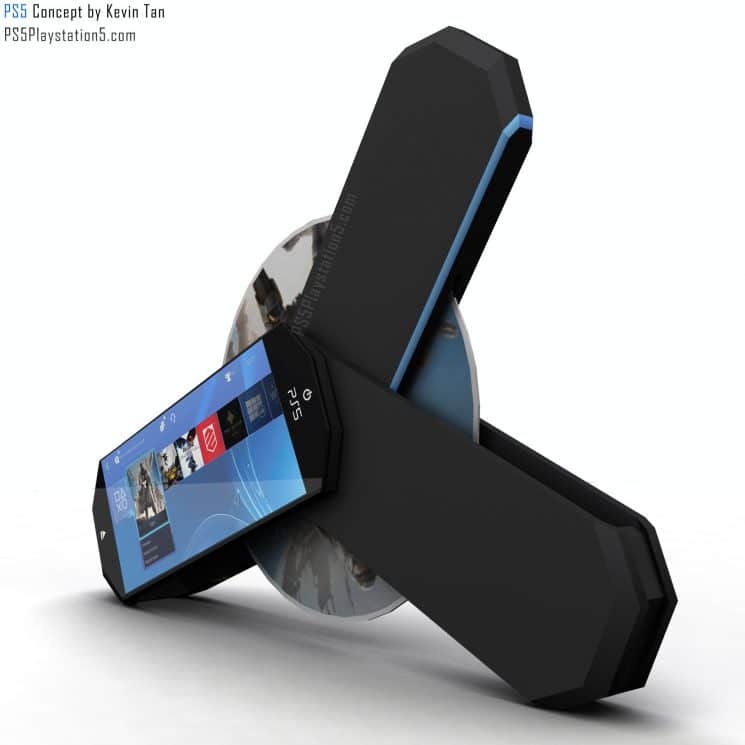 Playstation 5 Transformer portable de Kevin Tan -PS5 Design Concept (1)